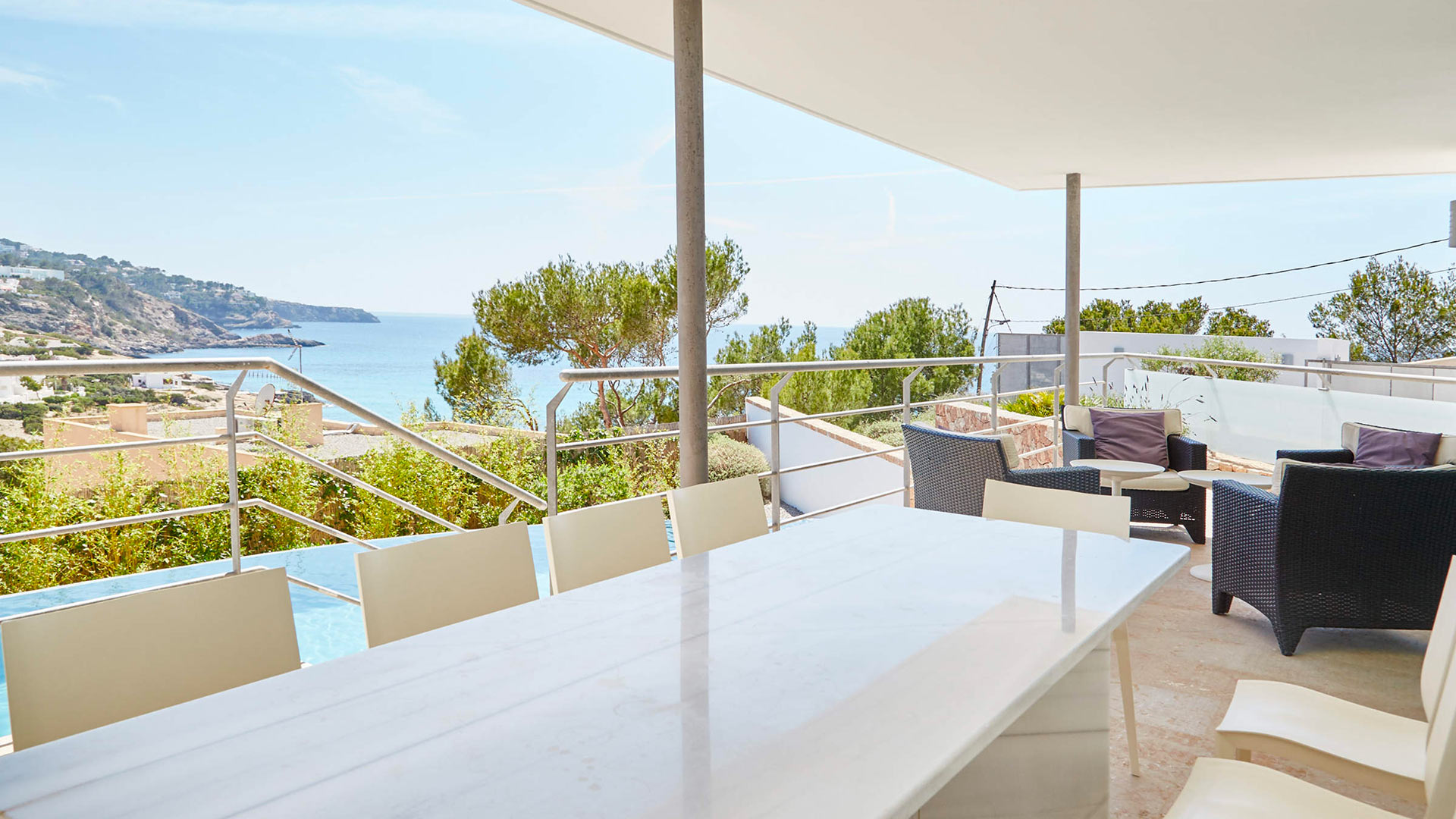 Villa White beach, Rental in Ibiza